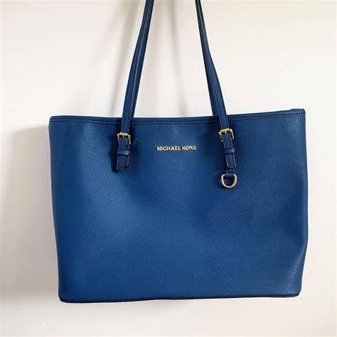 michael kors blå väska|michael kors purses blue.